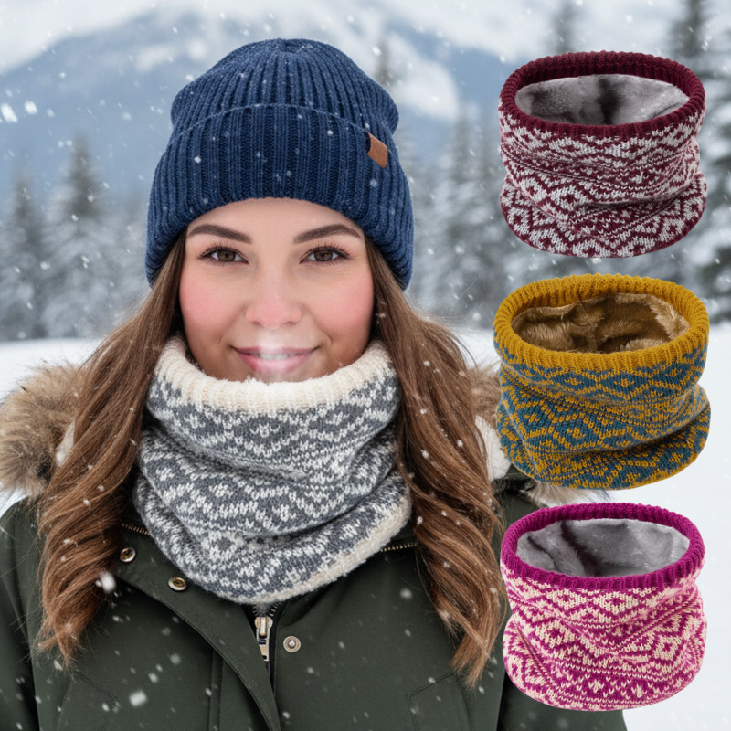 Neck Gaiter Fleece - 1-6Pcs Penutup Leher Musim Dingin Berlapis