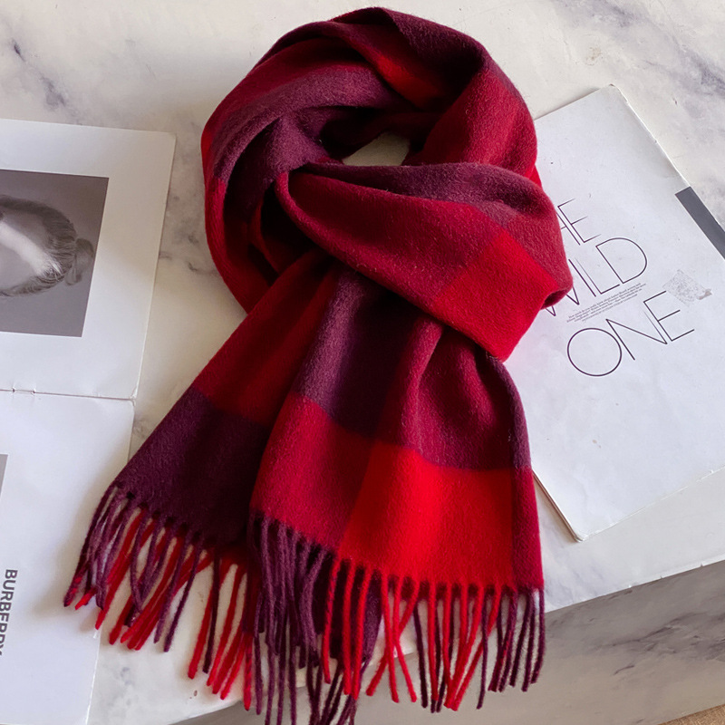 Wool Scarf Men - Syal Wol 100% Pria Wanita Musim