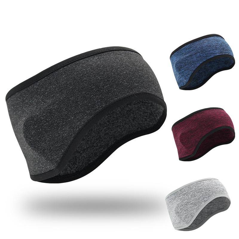 Fleece Ear Warmer Band - Bando olahraga Musim Dingin Pria Wanita,