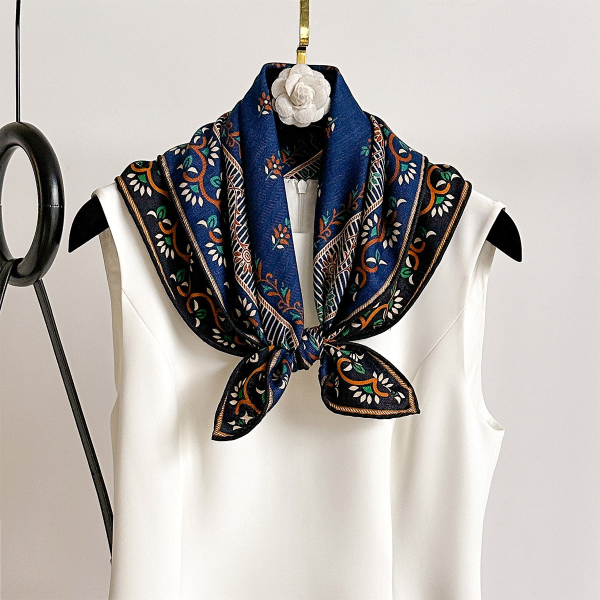 82% Wol 18% Sutra Syal Wanita  - Shawl Wrap Winter ulasan dan harga