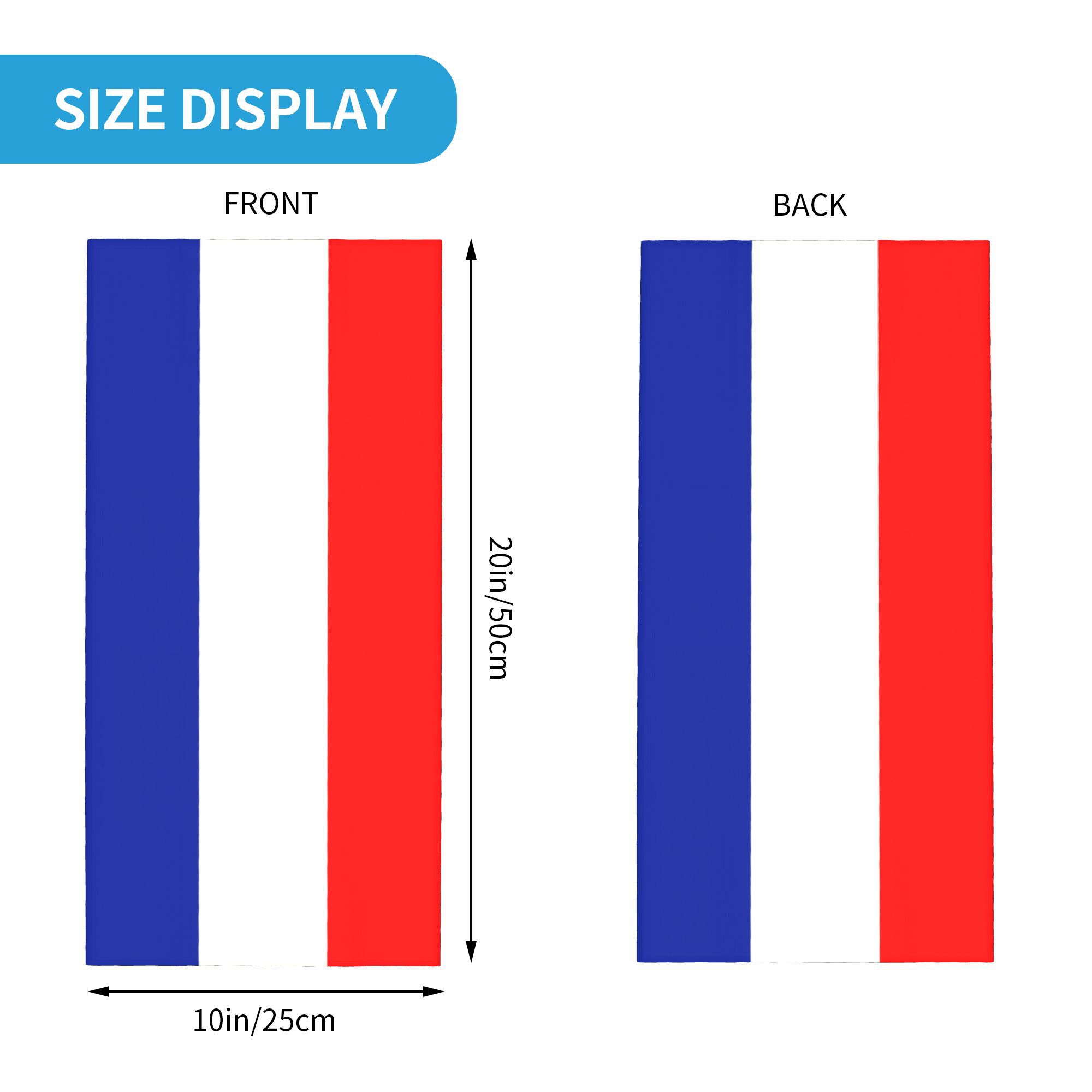 Kustom Bendera Perancis Peranc - Neck Gaiter Fleece ulasan dan harga