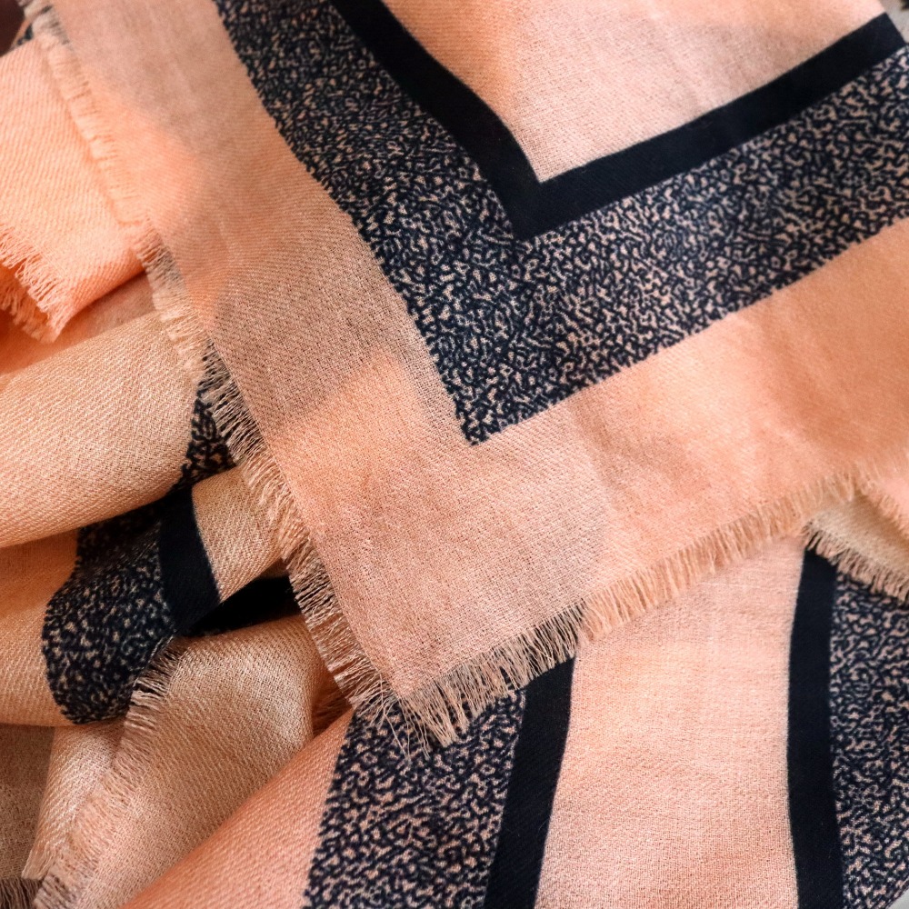 Syal Wol 100% Wanita Musim Din - Shawl Wrap Winter ulasan dan harga