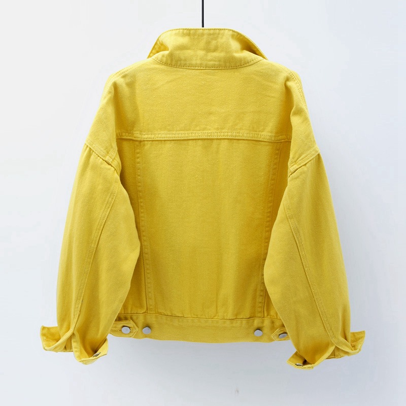 Mantel Denim Wanita Pendek Sol - Down Jacket Packable ulasan dan harga