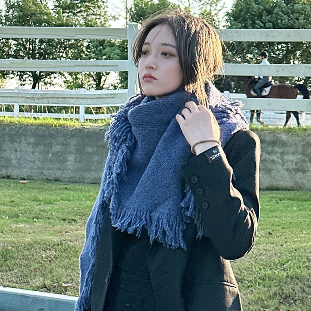 Syal rajut segitiga musim ding - Shawl Wrap Winter ulasan dan harga